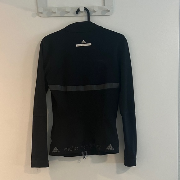 Adidas Stella McCartney Women's Sleek Black Bomber Jacket - Picture 4 of 5